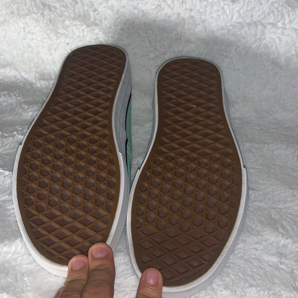 Vans women Teal Canvas Sneakers - Picture 8 of 8